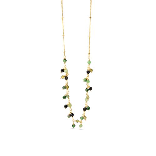Collier Luxenter Wyrm Crystal Green