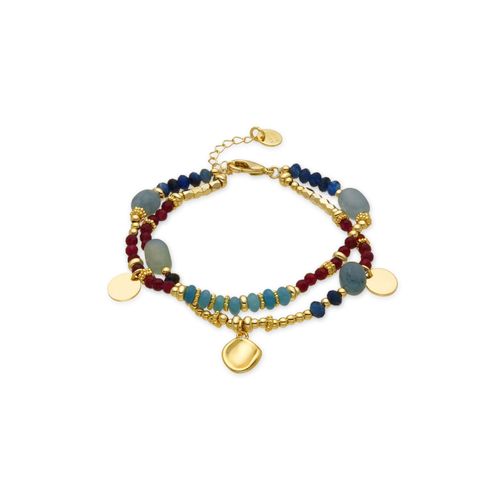 Bracelet Luxenter Avec Cristal Multicolore Finition Or 18k - Ney
