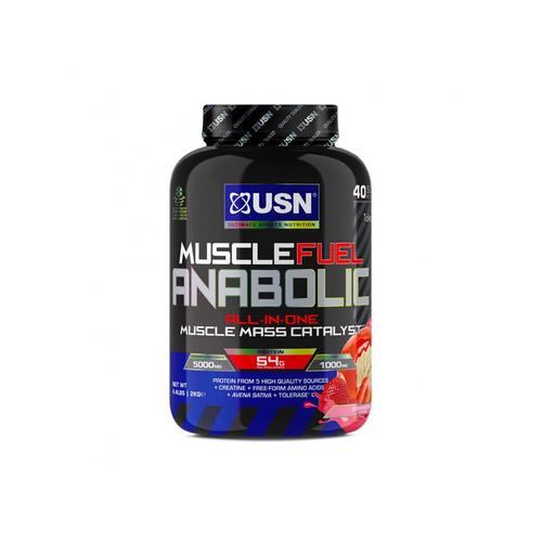 Muscle Fuel Anabolic (2kg)|Fraise| Gainers|Usn 