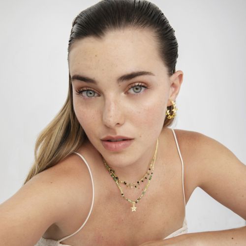 Collier Luxenter Awulf En Or Jaune 18 Carats