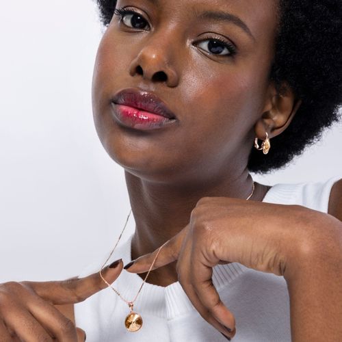 Collier Luxenter Okhel En Or Jaune 18 Carats