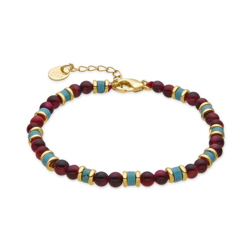 Bracelet Luxenter Avec Cristal Multicolore Finition Or 18k - Ney