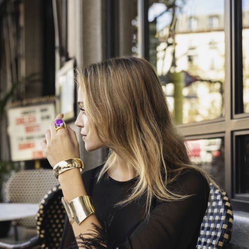 Bracelet Luxenter Kiwa En Or Jaune 18 Carats