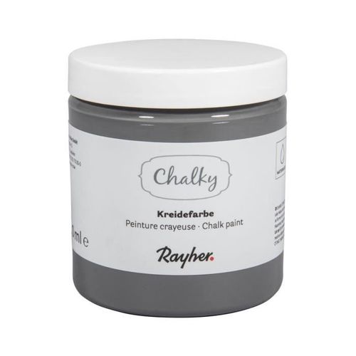 Peinture Craie Gris Foncé - Chalky Finish - 230 Ml