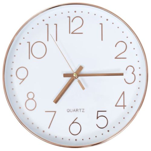 Horloge murale 30 cm Or rosé DEC022264