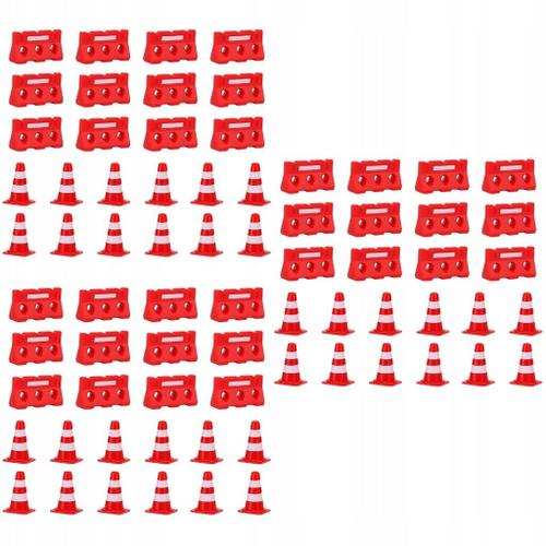 72pcs Traffic Barricade Signs Road Parking Cone,Jouet 3 4 5 6 7 + 8 Ans Gar?On Fille Cadeau Pour Les Enfants