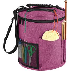 Sac en tricot, organisateur de rangement de fil de grande capacité