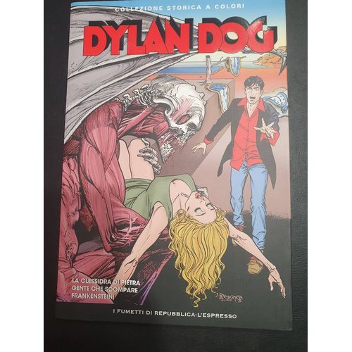 Bd Dylan Dog Colleczione Storica A Colori # 20 , Édition Italienne Colorée / 3 Histoires : La Clessidra Di Pietra / Gente Che Scompare / Frankenstein