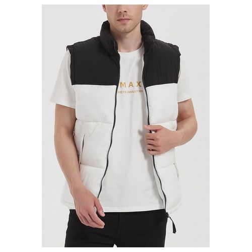 Doudoune Sans Manches Blanc Homme