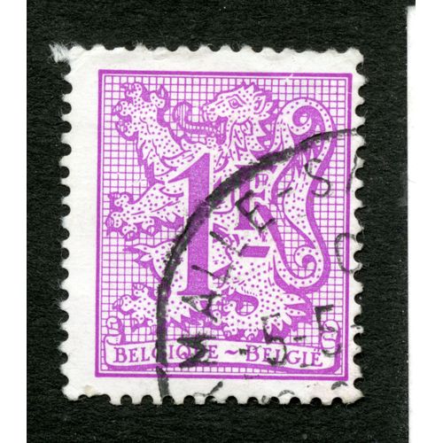 Timbre Oblitéré Belgique, Belgie, 1 F