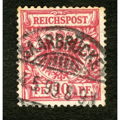 Timbre Oblitéré Reichspost, 10 Pf