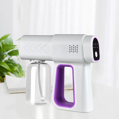 Pulvérisateur Électrique Portable Pour Désinfectant, 380ml, Lumière Bleue Rechargeable, Nano Pistolet À Vapeur, Machine De Désinfection Domestique, Atomiseur