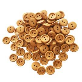 150 Pièces Boutons Ronds en Bois Vintage Boutons de Couture Faits