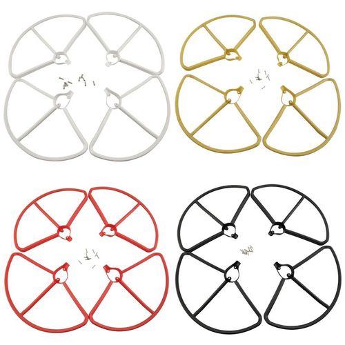 Protections D'hélice Pour Drone Hubsan H501s H501c, Pièces De Rechange Pour Quadrirotor Rc (Jaune)-Générique