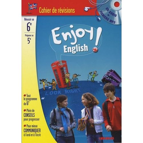 Enjoy English ! - Cahier De Révision Anglais 6e À La 5e (1 Cd Audio)