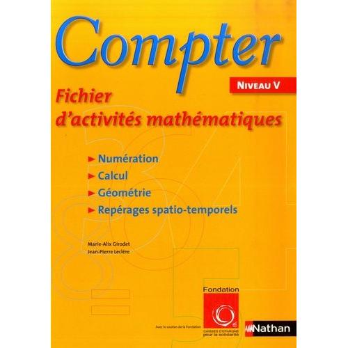 Compter Niveau V - Fichier D'activités Mathématiques