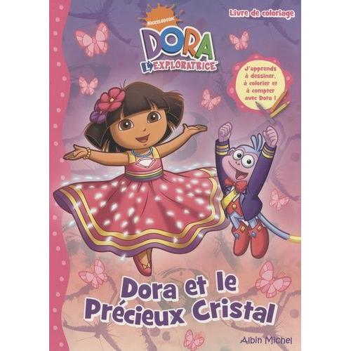 Dora Et Le Précieux Cristal - Livre De Coloriage
