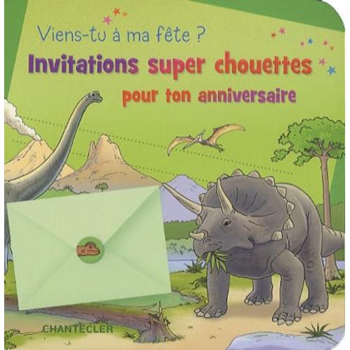 Viens-Tu À Ma Fête? - Invitations Super Chouettes Pour Ton Anniversaire, Les Dinosaures