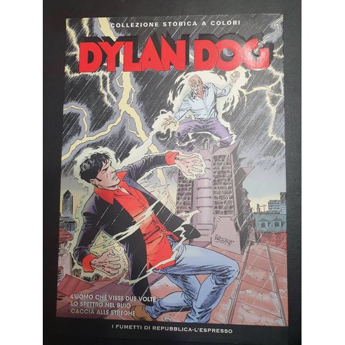 Bd Italienne : Dylan Dog / Collezione Storica A Colori : L'uomo Che Visse Due Volte + Lo Spettro Nel Buio + Caccia Alle Streghe / 3 Histoires Edition Coloree