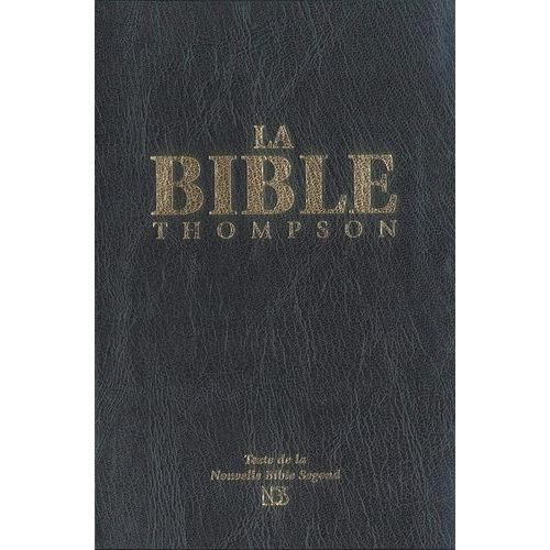 Bible Thompson Nbs Souple Luxe Vynil, Noire