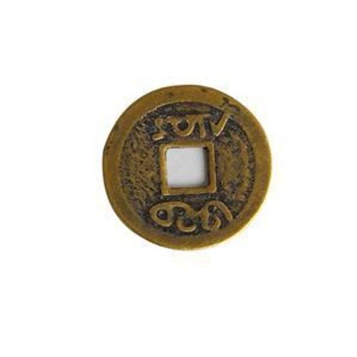 Feng Shui Chinois Porte Bonheur, Lot De 10 Pièces De Monnaie Anciennes De 23mm, Décoration Artistique Éducative