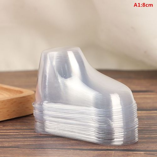 Exposition De Pieds De Bébé En Plastique Transparent 8cm/9cm/10.5cm/11cm/12cm, Chaussons Chaussettes, Vitrine Portable Rangement De Chaussures 20 Pièces