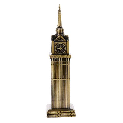 Statue De La Tour De La Mecca En Métal, Modèle D'architecture, Souvenir De Voyage, Cadeaux