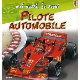 Poster Pilote de voiture de course de l'enfant