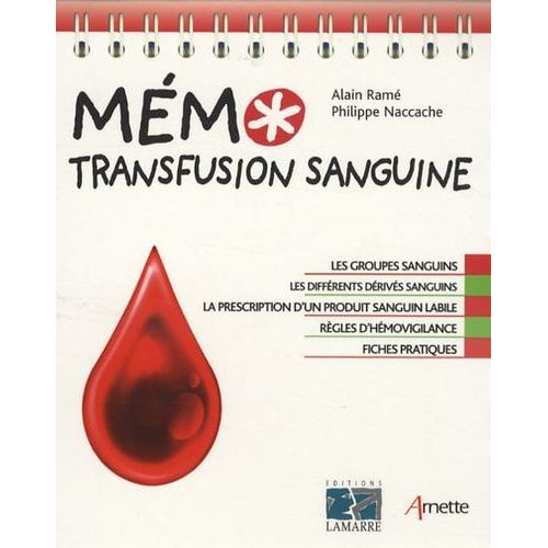 Mémo Transfusion Sanguine