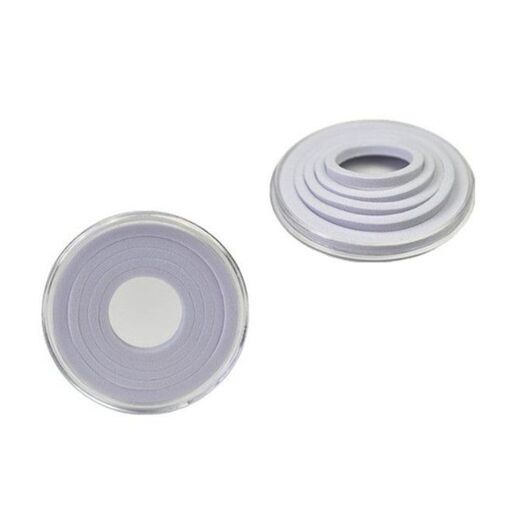 20 Ensembles de Capsules de pièces avec 6 Tailles réglables protègent Le boîtier de Porte-Monnaie en Mousse pour la Collection de pièces DC03 ([16/21/26/31/36/46MM]- Coussinets en Mousse EVA Noirs