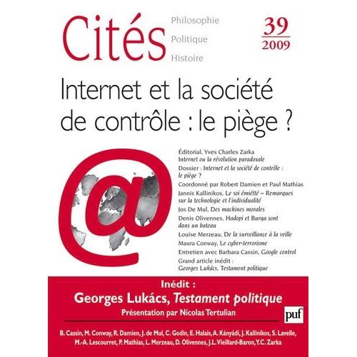Internet Et La Société De Contrôle : Le Piège ?