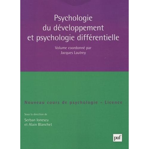 Psychologie Du Développement Et Psychologie Différentielle