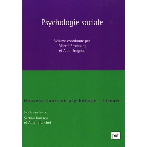 Psychologie Sociale - Nouveau Cours De Psychologie, Licence