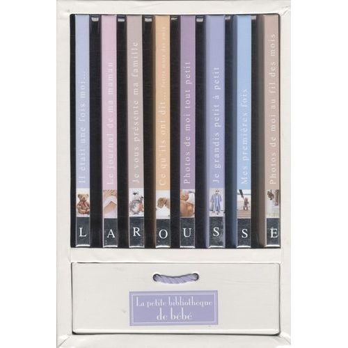 La Petite Bibliothèque De Bébé - Coffret En 8 Volumes : Il Était Une Fois Moi - Le Journal De Ma Maman - Je Vous Présente Ma Famille - Ce Qu'ils Ont Dit - Photos De Moi Tout Petit - J'ai...