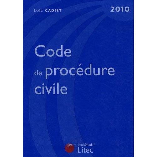 Code De Procédure Civile 2010