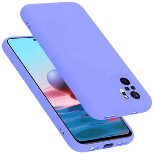 Cadorabo Housse Compatible Avec Xiaomi Redmi Note 10 Pro En Liquid Light Purple - Étui De Protection En Silicone Tpu Flexible