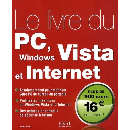 Le Livre Du Pc, Windows Vista Et Internet