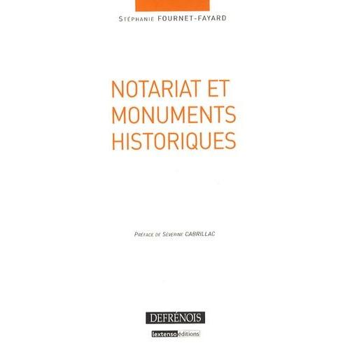 Notariat Et Monuments Historiques