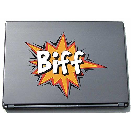 011 Comic-Skin pour ordinateur portable Inscription Biff SCÈNE-Sticker 188 x 150 mm