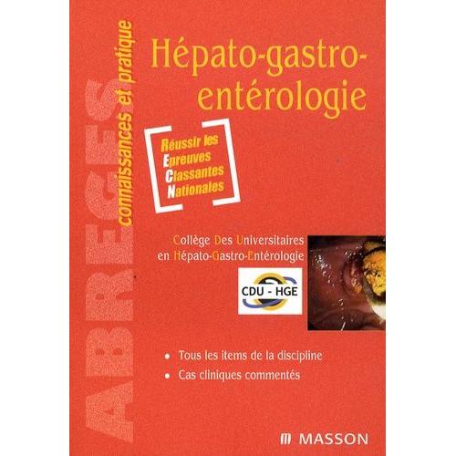 Hépato-Gastro-Entérologie