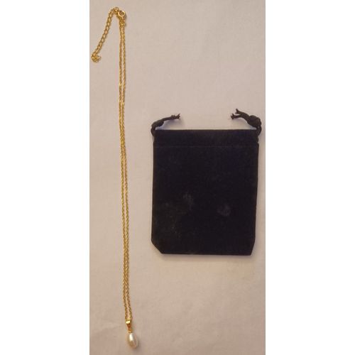 Collier Goutte D'eau - Perle De Culture