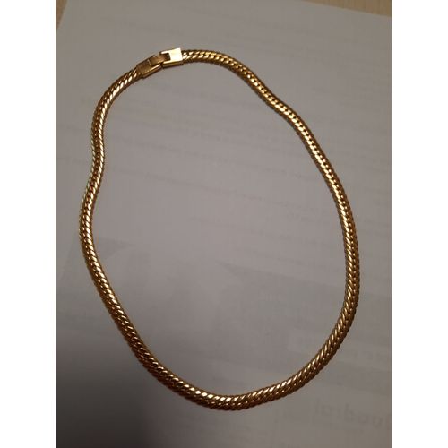 Collier Plaqué Or Poinçon G 45 Cm