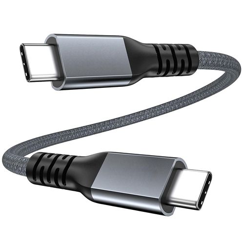 240W Cble USB4 0.3M,Court Cble USB 4 USB C vers USB C Charge Rapide,40Gbps Transmission/8K@60Hz Cble Thunderbolt 4/3 pour iPhone 15 iPad Pro Air MacBook Galaxy S23 eGPU Docking