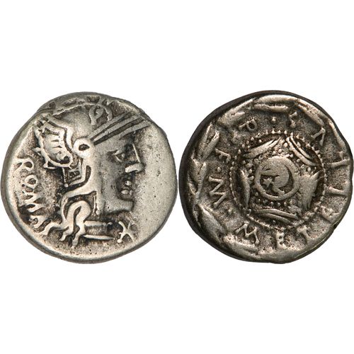 Rome Republique - Denier - Caecilia - Bouclier Macédonien Avec Tête D'éléphant - 127 Bc - Rrc.263/1 - 22-045