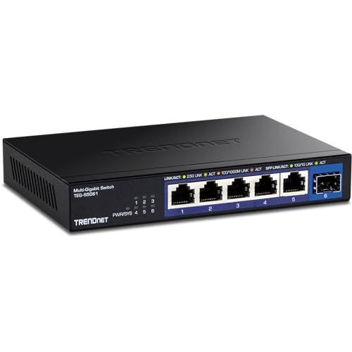 Trendnet Teg-s5061 Switch 6 Ports Switch 2.5g Non Géré Avec Port 10g