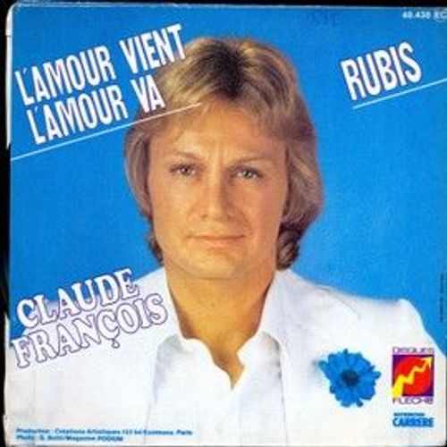 Claude François 45 Tours Vinyles. Rubis
