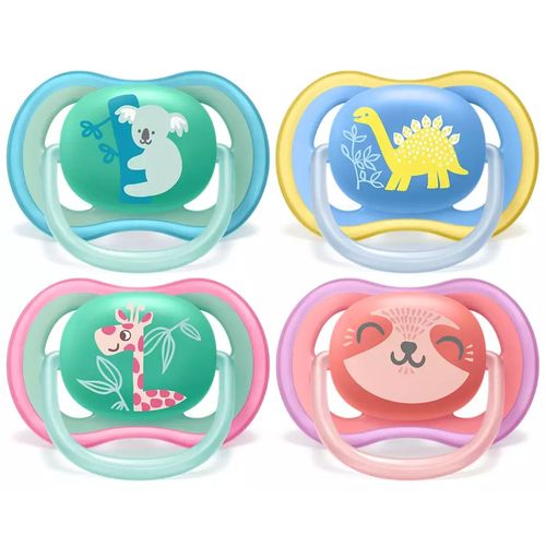 Lot De 2 Sucettes Ultra Air 18 Mois+ Mix Couleurs - Philips Avent