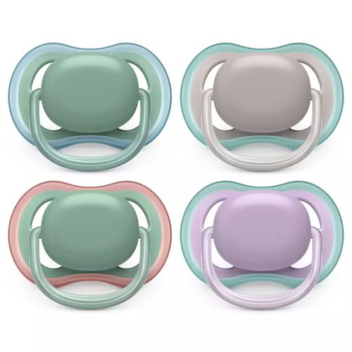 Lot De 2 Sucettes Ultra Air 6/18 Mois Mix Couleurs - Philips Avent