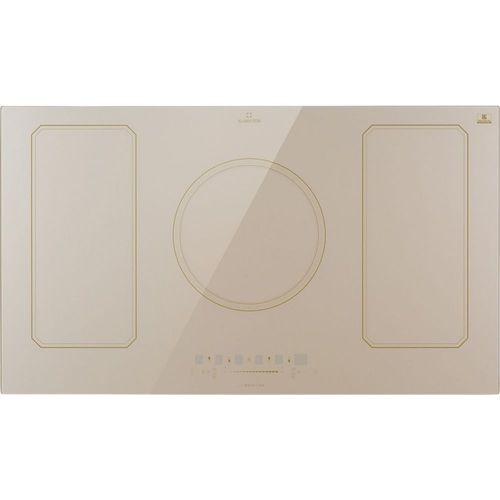 Table vitrocéramique KLARSTEIN Victoria 5 Flex 7400W - Crème