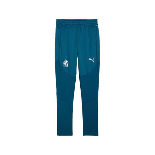 Pantalon Joueur Puma Om Trg Pnt Jr Bleu Pétrole